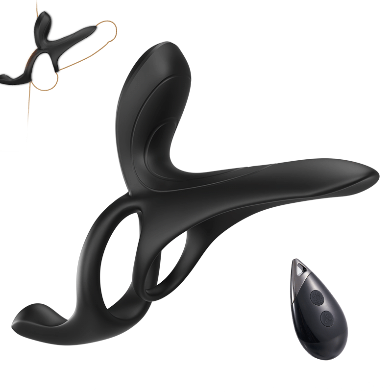 PowerSync – Anneau Vibrant Triple Stimulation avec Télécommande