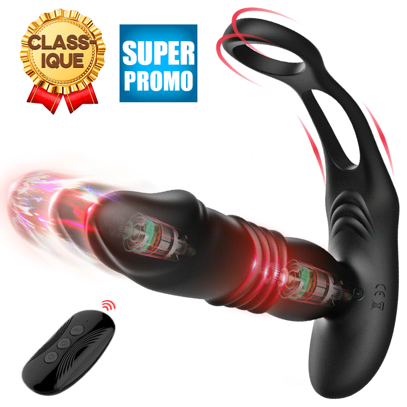 ThrustMax Pro – Stimulation Prostatique Intelligente avec Cockring