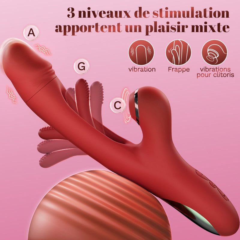 DELPHINE - Vibromasseur multifonction