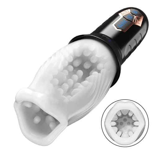 TORNADO 3 EN 1 Masturbateur Cup avec 5 rotations et 10 vibrations