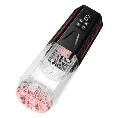 MARS - Oral Dominator 7 Vibration 7 Rotation 7 Va-et-Viens Masturbateur 4 en 1 à double moteur